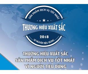 Thương hiệu xuất sắc sản phẩm dịch vụ tốt nhất năm 2018